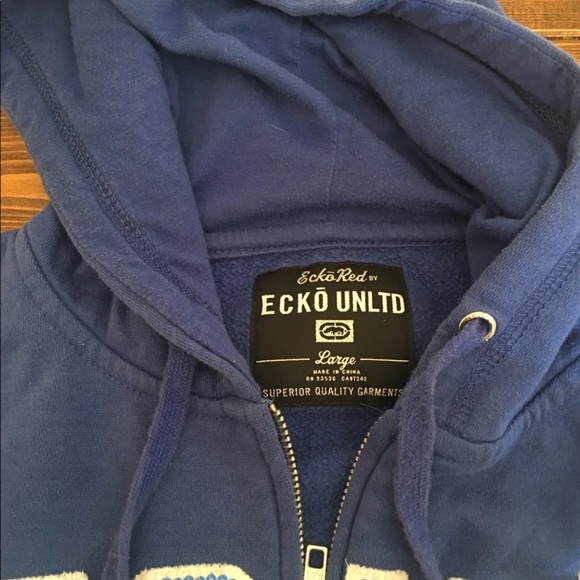 Ecko UNLTD ZIP up Hoodie Jacket, Size Girls Large - Picture 3 of 4